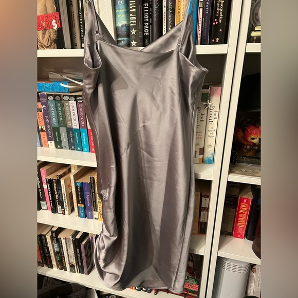 Forever 21 Silver Slip Dress - Picture 3 of 3